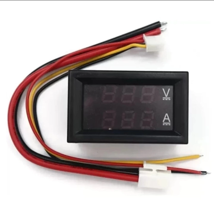 DİJİTAL VOLT-AMPERMETRE DC 3-100V 0-10A