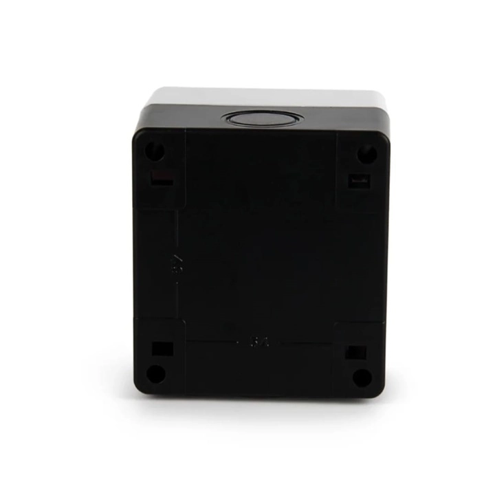 22mm Single Emergency Stop Button Enclosure – Grey-Black