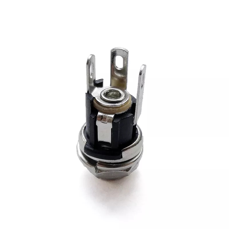 MR-258A DC ŞASE 5.5X2.1MM METAL ÜSTTEN SOMUNLU DC JAK FİŞ