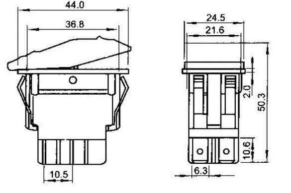 MR-134M-S16 PROJEKTÖR 3 BACAKLI IŞIKLI ANAHTAR RK1-06N