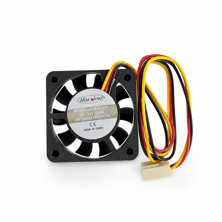 40X40X10 DC 40mm FAN 12V 3P 0.08A 3 UÇLU