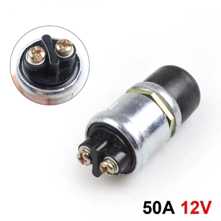 MR-180-2 SU GEÇİRMEZ 12V 50A ATEŞLEME MARŞ BUTONU