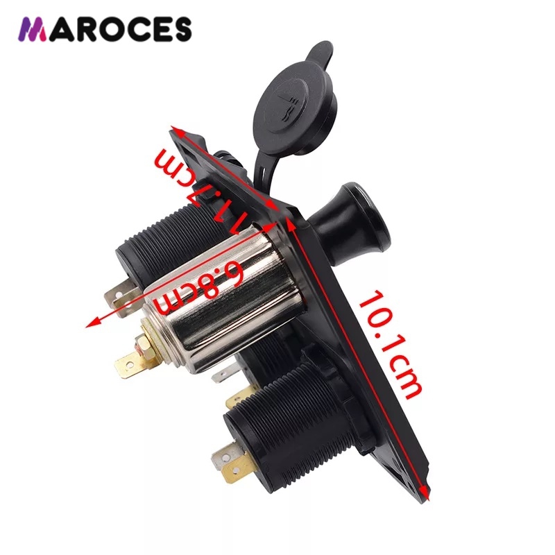 ÇAKMAKLIK ÇAKMAK USB ŞARJ SÖKETİ 1A 2.1A ŞARJ CİHAZI DİJİTAL VOLTMETRE 12V 24V
