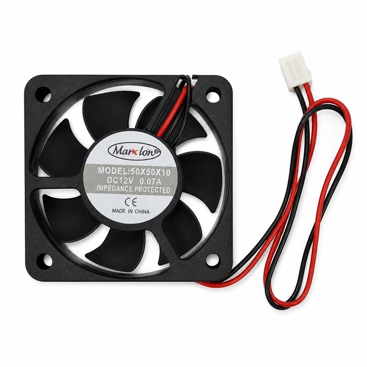 50X50X10MM 5CM 10MM 12V 0.07A 2P FAN 2 UÇLU