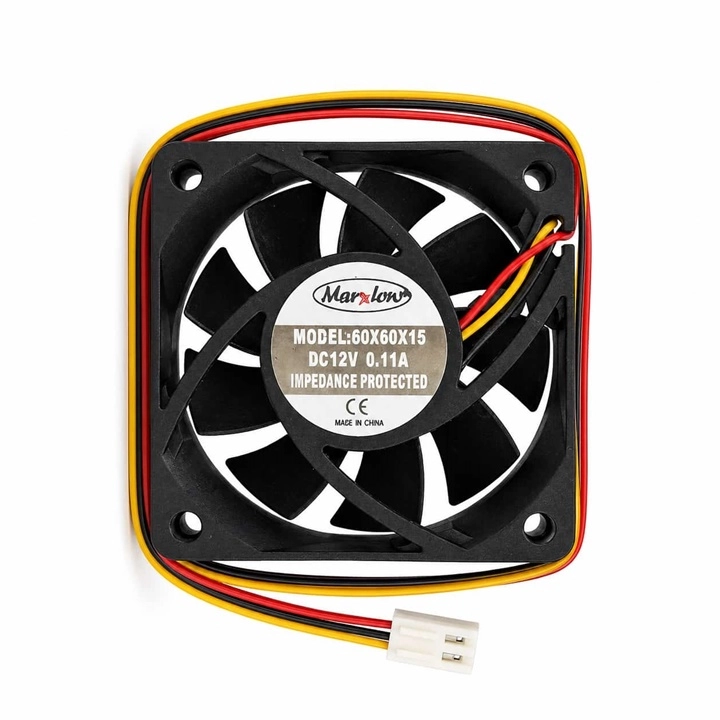 6CM  60X60X15 DC FAN 3 UÇLU 12V 3P 0.11A