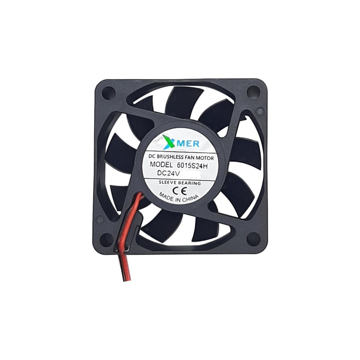 60X60X15mm 24V 0.13A 2P XMER FAN