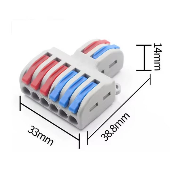 PCT-623 2 GİRİŞ 6 ÇIKIŞ HIZLI KABLO BİRLEŞTİRİCİ