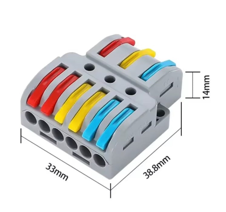 PCT-633 3 GİRİŞ 6 ÇIKIŞ HIZLI KABLO BİRLEŞTİRİCİ