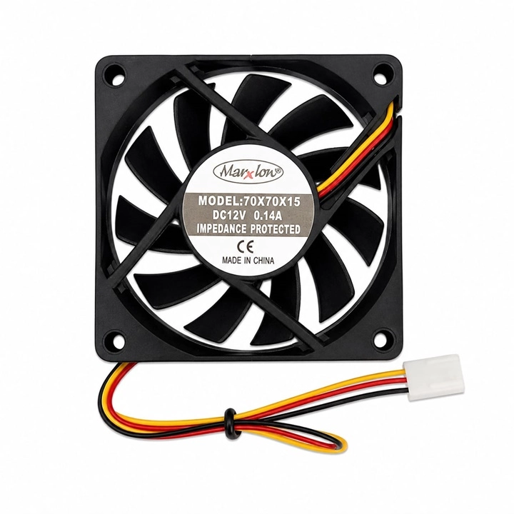 70X70X15 DC 7CM FAN 12V 3 UÇLU 3P 0.14A