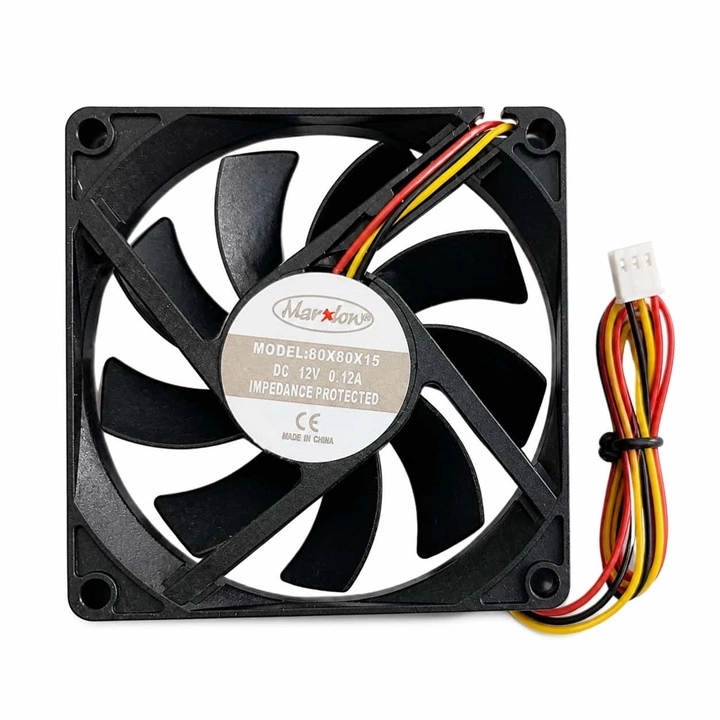 80X80X15 DC FAN 8CM 12V 3 UÇLU 3P 0.12A