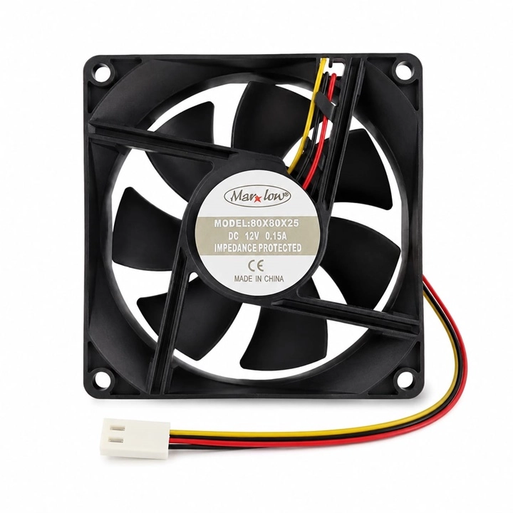 80X80X25 DC FAN 12V 3 UÇLU 8CM 3P 0.15A