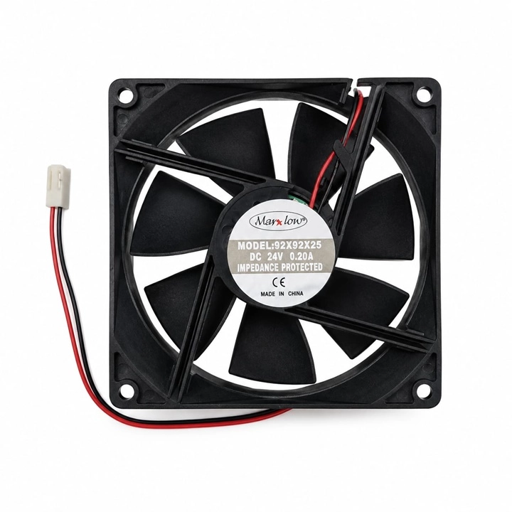 9CM 24V DC 0.20A 2 UÇLU FAN 92X92X25 24 VOLT 2P
