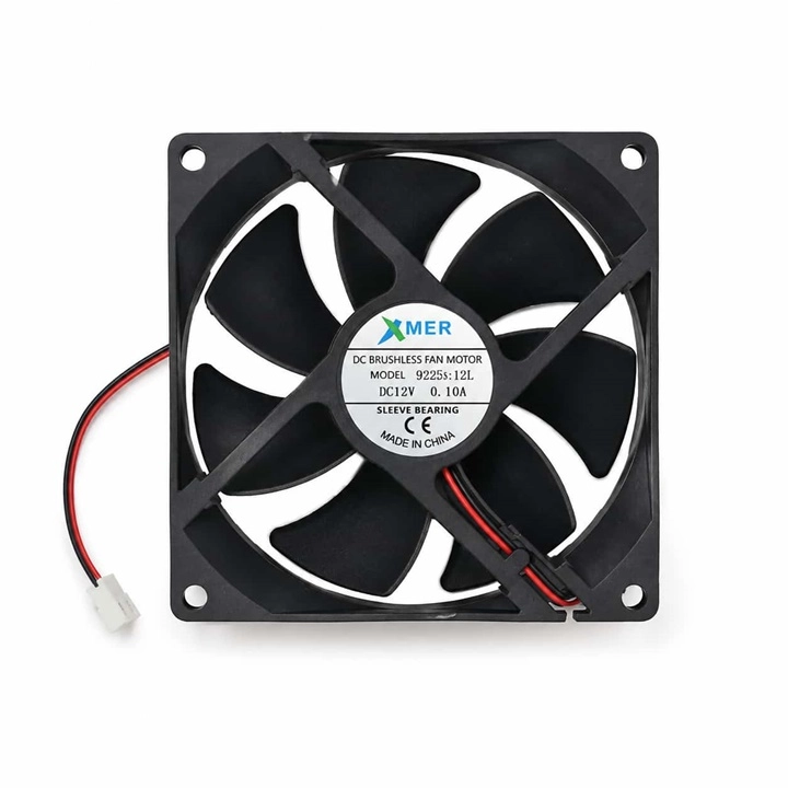 XMER 92X92X25mm 12V 0,10A 2P XMER FAN