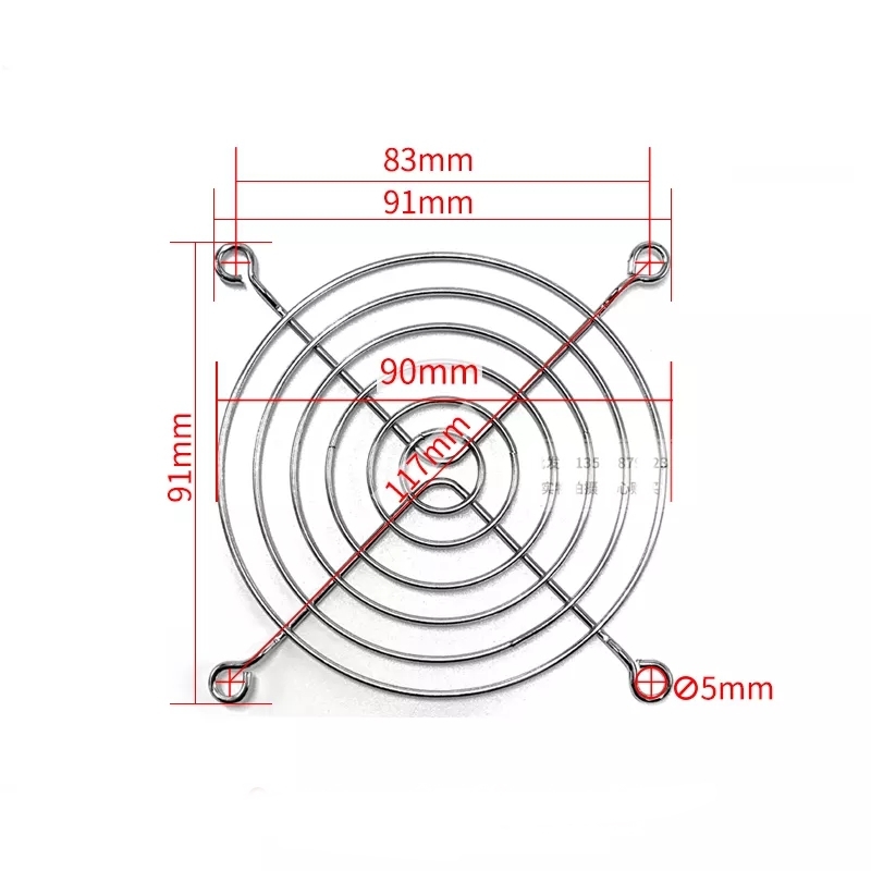 9cm FAN COVER WIRE (METAL) 90X90MM
