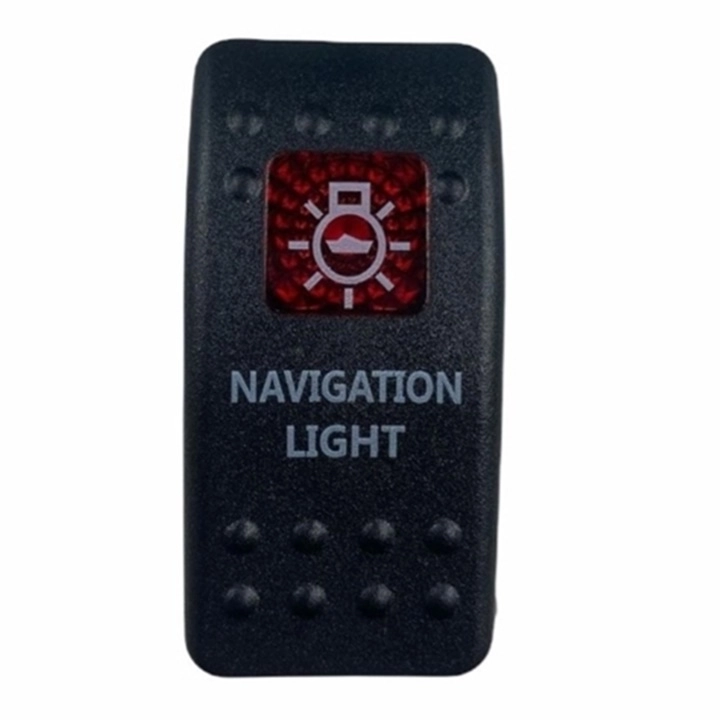 MR-134M-S1 MARİN SWİTCH ON-OFF 12-24V KIRMIZI NAVİGASYON LAMBASI 3 BACAKLI