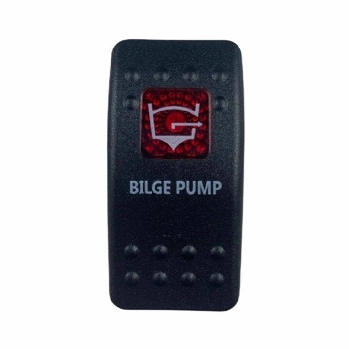 MR-134M-S8 MARİN SWİTCH ON-OFF 12-24V 3 BACAKLI KIRMIZI SİNTİNE POMPA