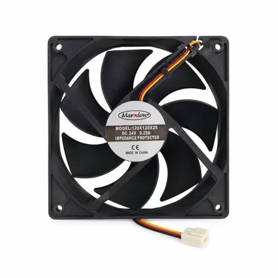 120X120X25 DC 24VOLT 12CM 25MM FAN 24V 3P 0.25A 3 UÇLU