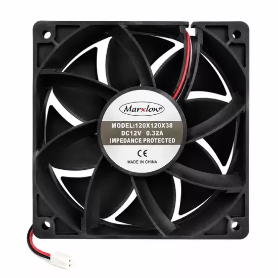 12CM 38MM 12VOLT 2 UÇLU 120X120X38MM 12V 0.32A DC 2P FAN