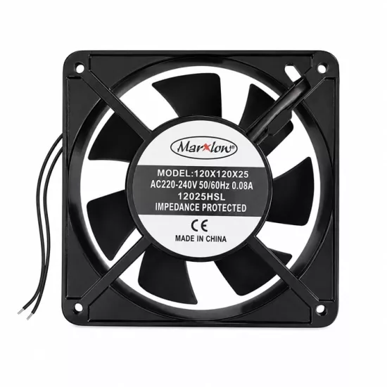 120X120X25MM 12CM 25MM 0.08A 220V AC 2P FAN