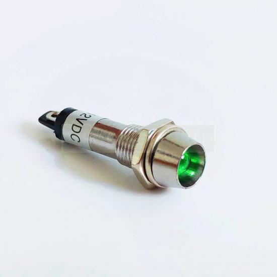 IC-225 SİNYAL LAMBASI 8 MM METAL 220V AC YEŞİL