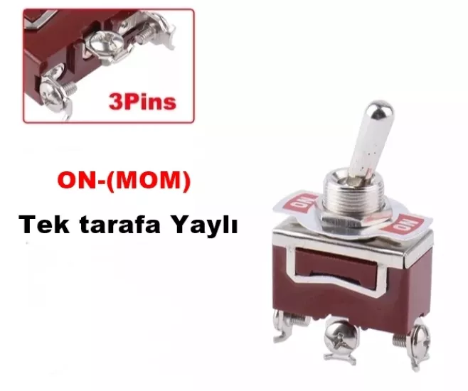MR-153A 12MM TOGGLE SWITCH LARGE SIZE ON-(MOM) 3 LEGS SCREW WITH SPRING ON ONE SIDE