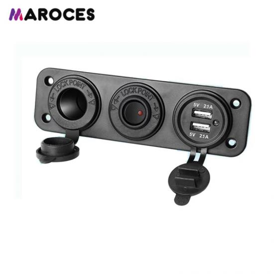 ANAHTARLI ÇAKMAKLIK USB ŞARJ SÖKETİ 1A 2.1A ŞARJ CİHAZI 12V 24V