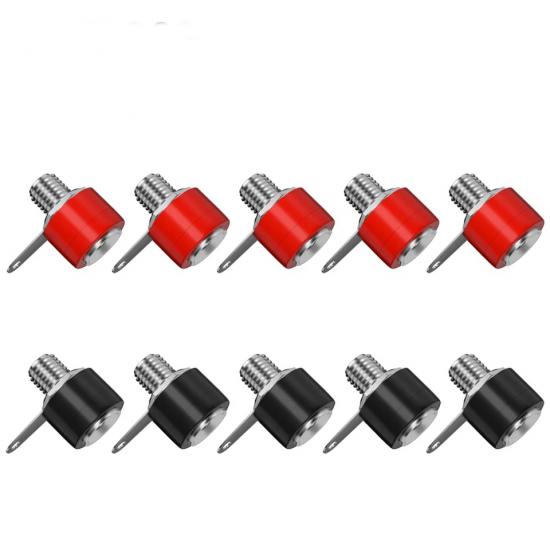 5 SETS 4MM SMALL SIZE BORN TERMINALS RED-BLACK