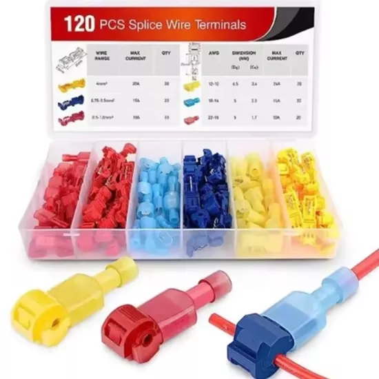 MR-274D KUTULU SIYIRMASIZ KABLO EKLEME TERMİNALİ SETİ 120 PARÇA