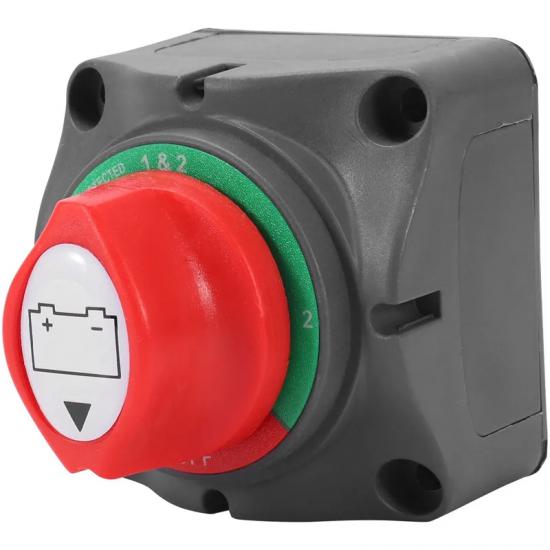MR-275A-2 AKÜ DEVRE KESİCİ ŞALTERİ 300A 3P 12-48V 1+2 ÇİFT DEVRELİ 2 KADEMELİ