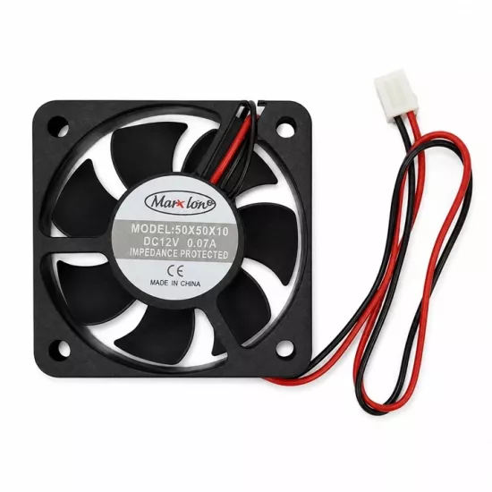 50X50X10MM 5CM 10MM 12V 0.07A 2P FAN 2 UÇLU