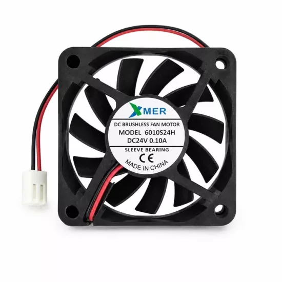 60X60X10mm 24V 2 UÇLU 0.10A 2P XMER FAN