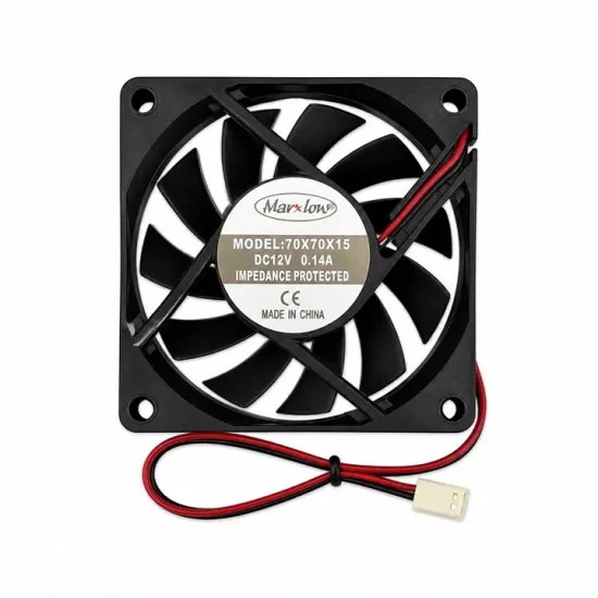 70X70X15 DC FAN 7CM 12V 2 UÇLU 2P 0.14A