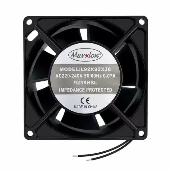 92X92X38MM 9CM 38MM 0.07A 220V AC 2P FAN