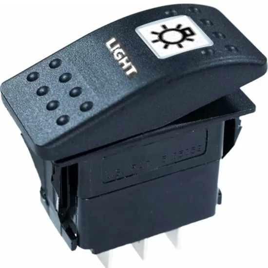 MR-134M-S4 MARİN SWİTCH ON-OFF 12-24V 3 BACAKLI KIRMIZI LAMBA