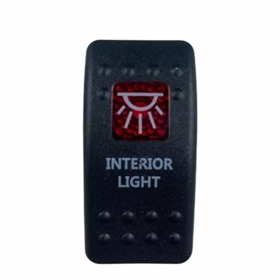 MR-134M-S5 MARİN SWİTCH ON-OFF 12-24V 3 BACAKLI KIRMIZI  İÇ AYDINLATMA