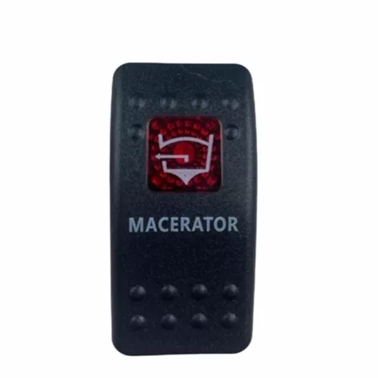 MR-134M-S7 MARİN SWİTCH ON-OFF 12-24V 3 BACAKLI KIRMIZI MACARATÖR