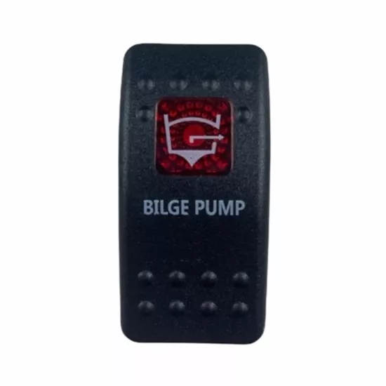 MR-134M-S8 MARİN SWİTCH ON-OFF 12-24V 3 BACAKLI KIRMIZI SİNTİNE POMPA