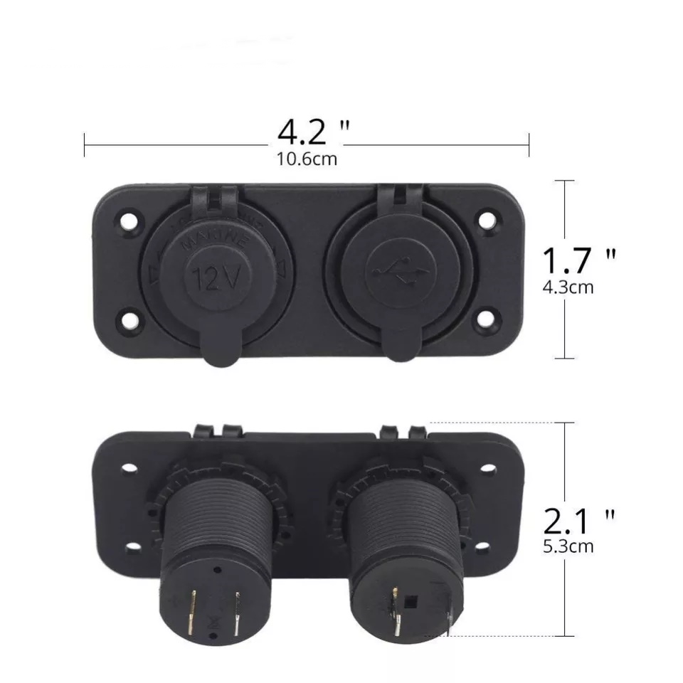 USB%20ÇAKMAK%20ŞARJ%20CİHAZI%2012V%2024V%20PANO%20TİP%20USB%20ŞARJ%20SÖKETİ%20 1A-2.1A