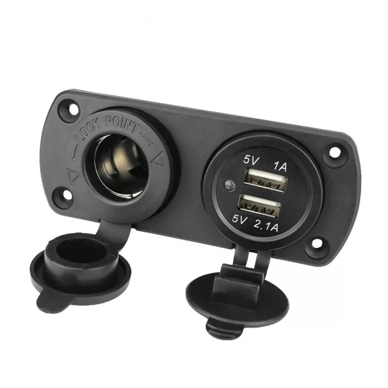 USB%20ÇAKMAK%20ŞARJ%20CİHAZI%2012V%2024V%20PANO%20TİP%20USB%20ŞARJ%20SÖKETİ%20 1A-2.1A