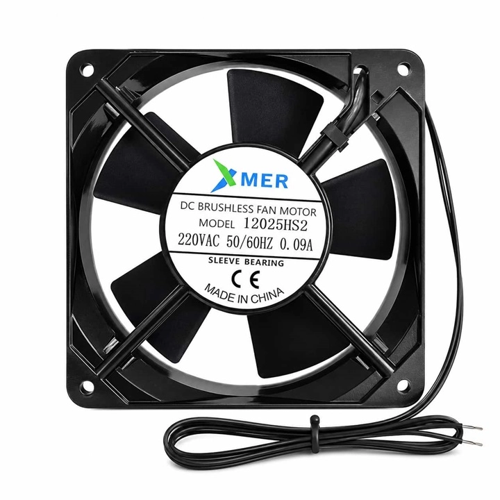 120x120x25MM 12CM 25MM 0.09A 220V AC 2P FAN